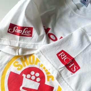 90's～00's DELTA "HOLIDAY HAPPENINGS" 企業 両面プリント Tシャツ