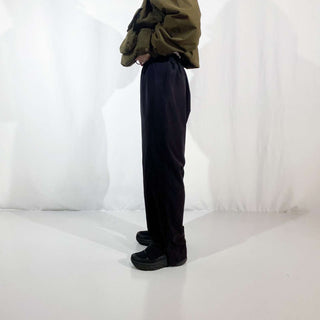 ASHFORD SPORT ブラック ドローコード ピーチスキン イージーパンツ