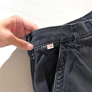 Carhartt ブラック ライトダック カーゴ パンツ