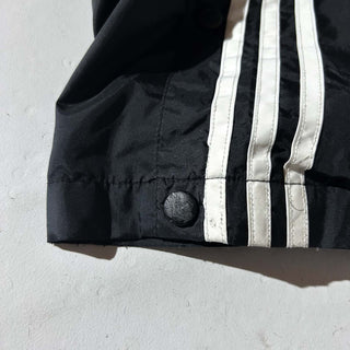 90's adidas team ブラック ドローコード スナップ パンツ