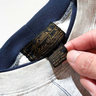 80's Eddie Bauer ストライプ スウェット シャツ