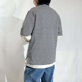 90's～ POLO GOLF RALPH LAUREN "Pima cotton" ボーダー S/Sポロシャツ