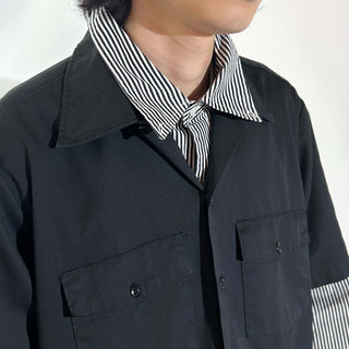 90's "made in USA" Dickies ブラック ワーク S/Sシャツ