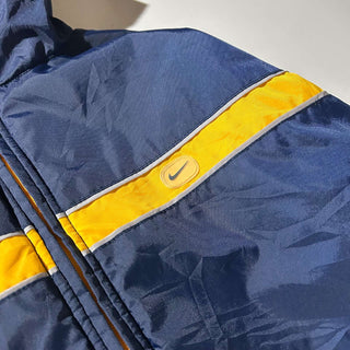 00's NIKE ナイロン×フリース フーデッド リバーシブル ライン シェル ジャケット