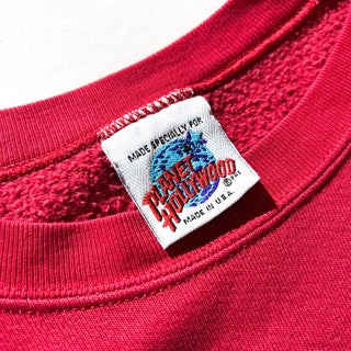 90's "made in USA" Planet Hollywood "Las Vegas" プリント スウェット シャツ