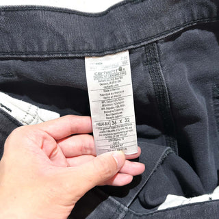 Carhartt ブラック ライトダック カーゴ パンツ