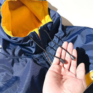 00's NIKE ナイロン×フリース フーデッド リバーシブル ライン シェル ジャケット