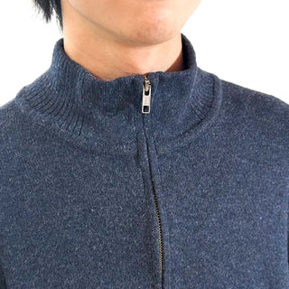 00's Patagonia "lambswool" メランジ ハーフジップ ニット セーター