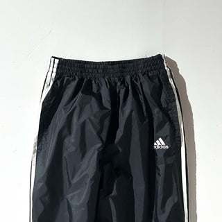 90's adidas team ブラック ドローコード スナップ パンツ