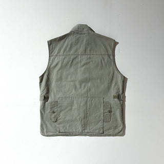 80's BANANA REPUBLIC カーキ サファリ ベスト