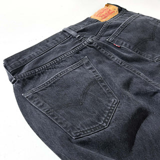 00's Levi's 501 ストレート ブラック デニム パンツ