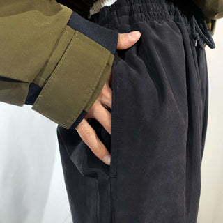 ASHFORD SPORT ブラック ドローコード ピーチスキン イージーパンツ