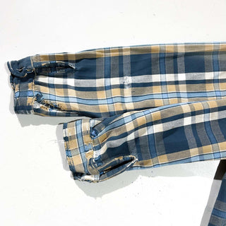 80's "made in USA" FIVE BROTHER ボロ チェック L/Sネルシャツ