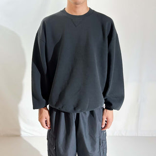 90's "made in USA" Russell ブラック 無地 スウェット シャツ