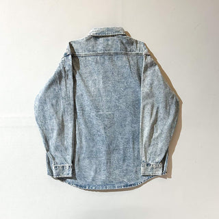 80's "made in USA" Carhartt ケミカルウォッシュ デニム L/Sシャツ