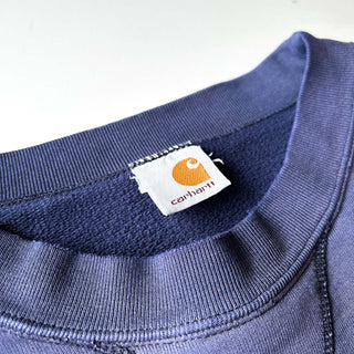 90's～00's Carhartt ボロ ワンポイント スウェット シャツ