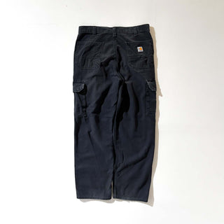 Carhartt ブラック ライトダック カーゴ パンツ