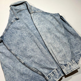 80's "made in USA" Carhartt ケミカルウォッシュ デニム L/Sシャツ