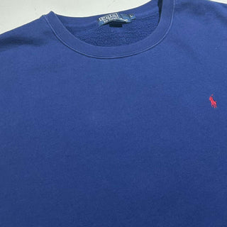 90's～ "made in USA" RALPH LAUREN ワンポイント スウェット シャツ