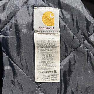 carhartt ブラウン フェード ボロ 裏キルティング ダック クラシック ベスト(XLARGE-REGULAR)