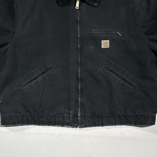 "made in USA" Carhartt ブラック 裏ブランケット ボロ ダック デトロイト ジャケット