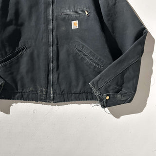 "made in USA" Carhartt ブラック 裏ブランケット ボロ ダック デトロイト ジャケット