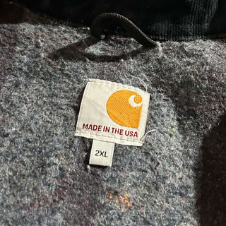 "made in USA" Carhartt ブラック 裏ブランケット ボロ ダック デトロイト ジャケット