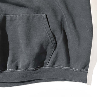 00's Champion "white stitch black body" 無地 スウェット パーカ