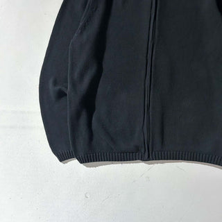 00's Croft & Barrow ブラック ドライバーズ ニット セーター