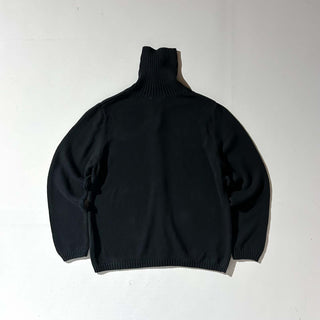 00's Croft & Barrow ブラック ドライバーズ ニット セーター