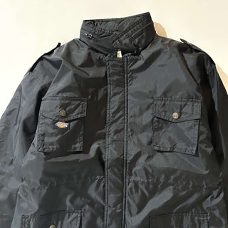 00's Dickies ブラック M-65タイプ ナイロン シェル ジャケット