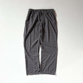 00's Eddie Bauer ドローコード マルチチェック パジャマ パンツ