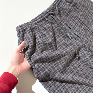 00's Eddie Bauer ドローコード マルチチェック パジャマ パンツ