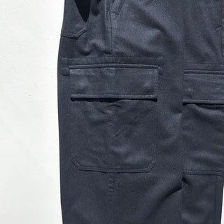 00's GAP チャコールグレー ウールフランネル カーゴ パンツ