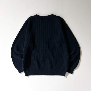 00's L.L.Bean リブ編み コットン ニット セーター