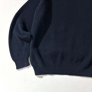 00's L.L.Bean リブ編み コットン ニット セーター