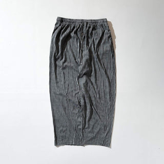00's RBM ブラック×ホワイト ドローコード ワイド ストライプ パジャマ パンツ