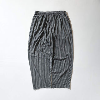 00's RBM ブラック×ホワイト ドローコード ワイド ストライプ パジャマ パンツ
