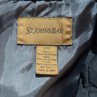 00's St. John's Bay ブラック ドローコード 中綿 ベスト