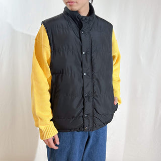 00's St. John's Bay ブラック ドローコード 中綿 ベスト