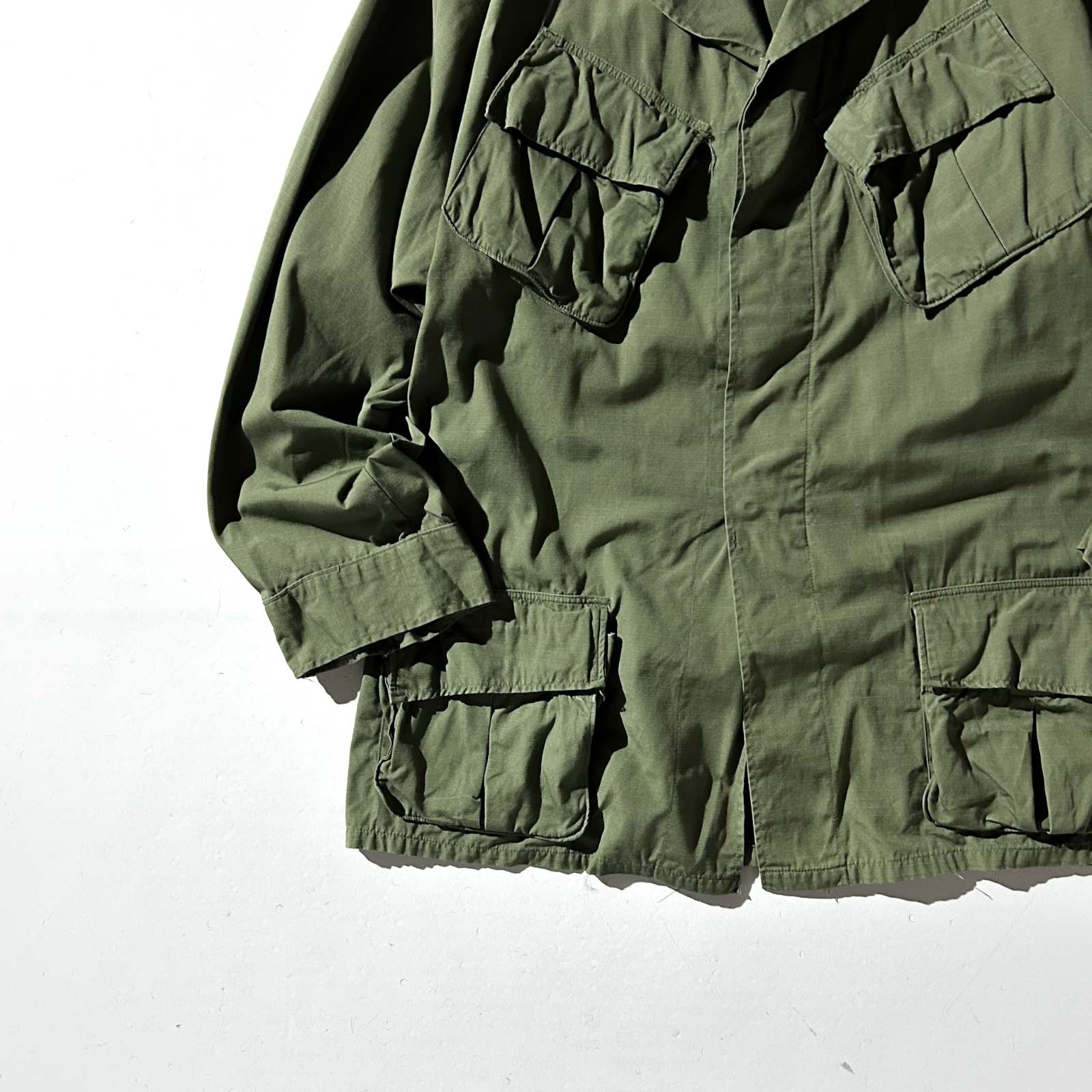 古着–60's U.S.ARMY 5thタイプ リップストップ ジャングルファティーグ