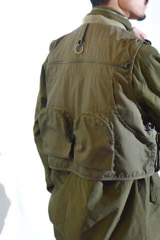 90's ORVIS オリーブ 短丈 フィッシング ベスト