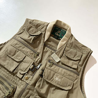 90's ORVIS オリーブ 短丈 フィッシング ベスト