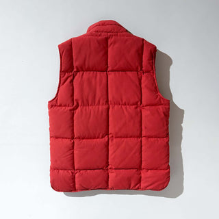 90's St. John's Bay レッド ダブルジップ スナップ ダウン ベスト