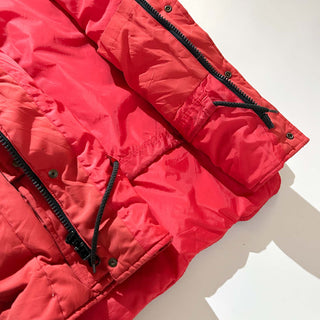 90's St. John's Bay レッド ダブルジップ スナップ ダウン ベスト