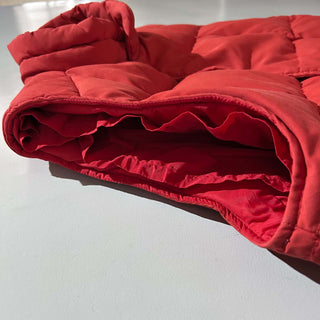 90's St. John's Bay レッド ダブルジップ スナップ ダウン ベスト