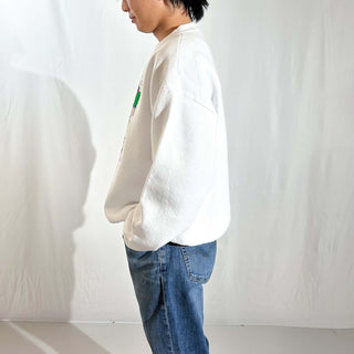 90's "made in USA" JERZEES "ELBERT B. EDWARDS" プリント スウェット シャツ