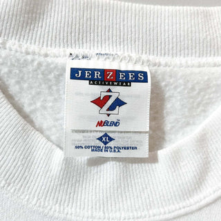 90's "made in USA" JERZEES "ELBERT B. EDWARDS" プリント スウェット シャツ
