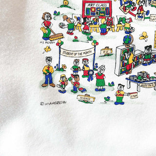 90's "made in USA" JERZEES "ELBERT B. EDWARDS" プリント スウェット シャツ