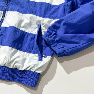 80's～90's ADIDAS デザイン  ボーダー ナイロンジャケット